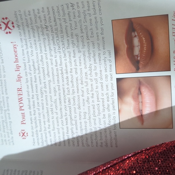 Ybf makeup travel bag bling + lipliner eyeliner eyebrow eye pencil color SET NEW - Picture 8 of 8